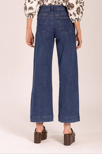 Claudia Deep Ocean Denim Jeans by Atte. The Label