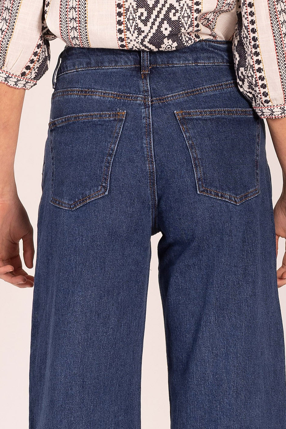 Claudia Deep Ocean Denim Jeans by Atte. The Label