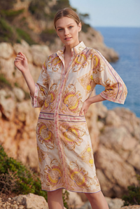 ALLEGRA NEPTUNE COTTON MIDI