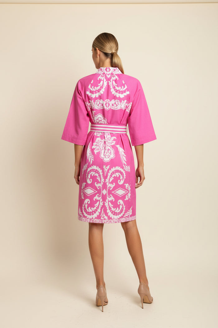 SAMPLE 1387 ALLEGRA MIDI PINK