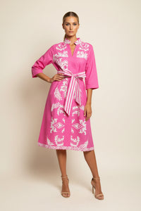 SAMPLE 1387 ALLEGRA MIDI PINK