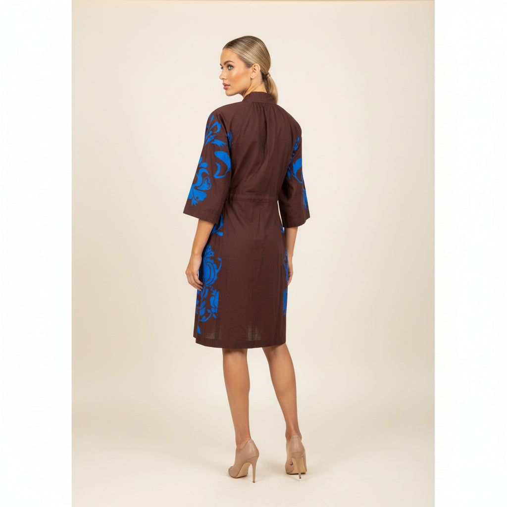SAMPLE 1342 ALLEGRA COTTON MIDI DRESS
