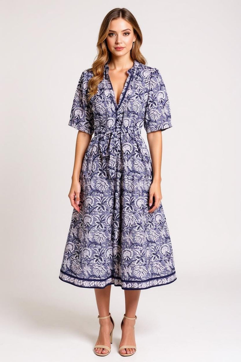 AUSTEN MALTA NAVY MIDI