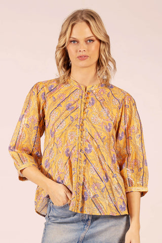 TWENTY WREATH NAVY COTTON SHIRT