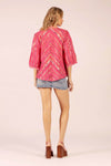 SCARLETT CANDY STRIPE COTTON SHIRT