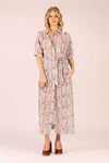 STELLA LINEN AND LACE MAXI