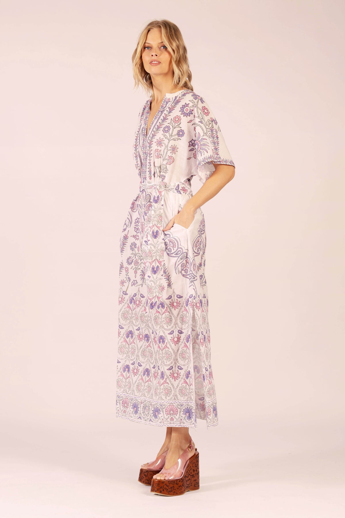 NORMAN HINDI COTTON MAXI