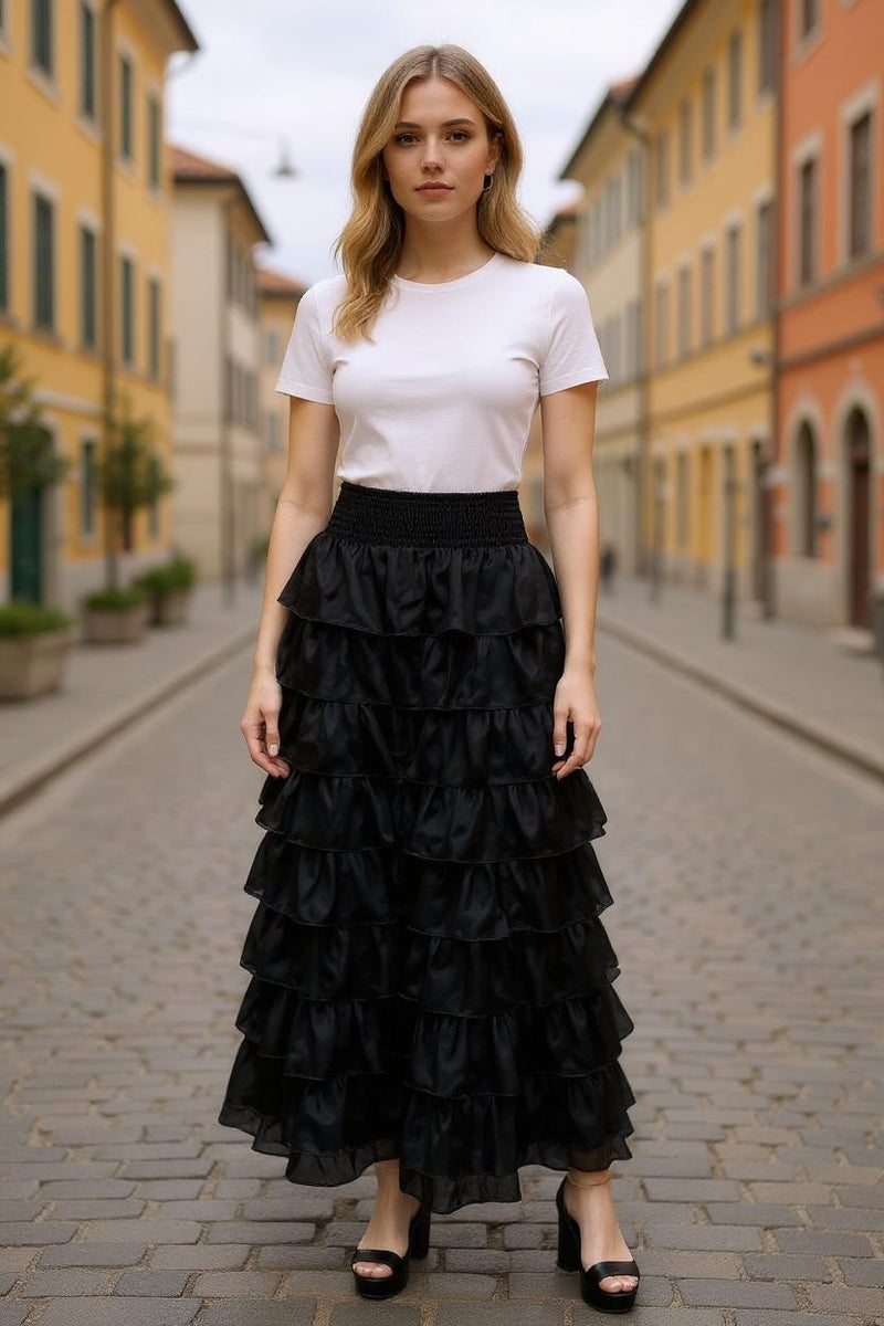 VALENTINA SILK SKIRT