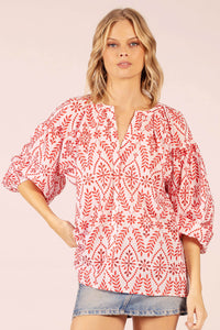 TWENTY LACE COTTON SHIRT
