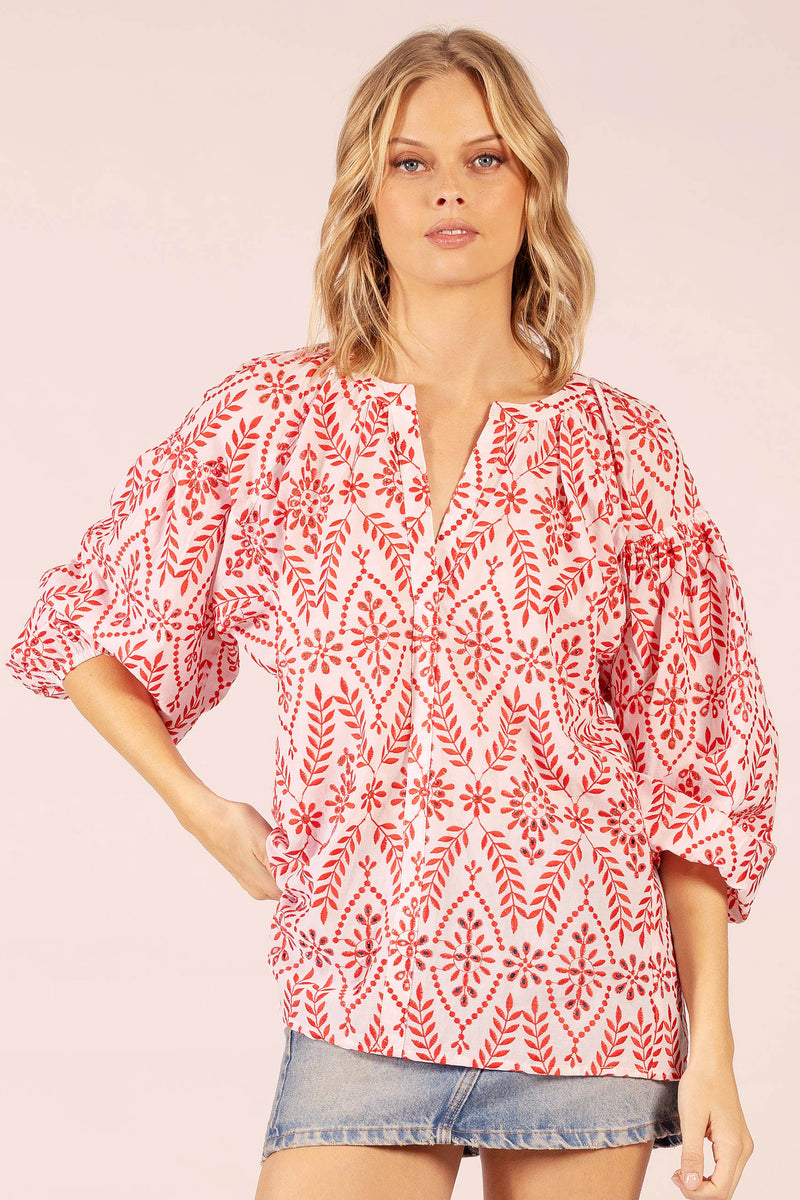 TWENTY LACE COTTON SHIRT