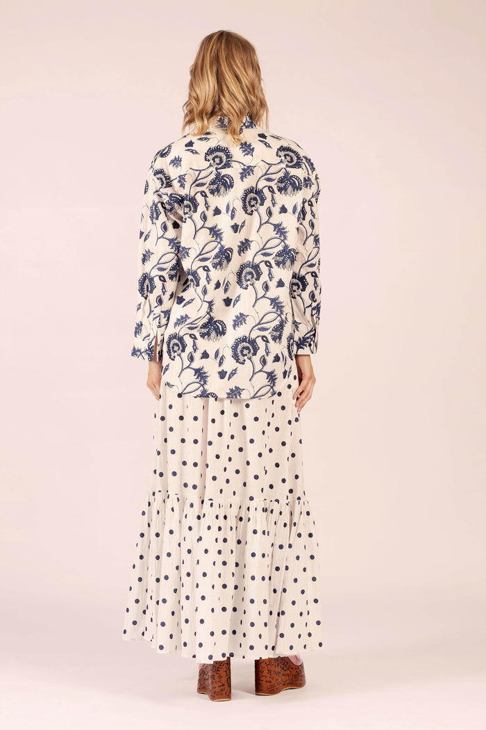 BALLET POLKA DOT COTTON SKIRT