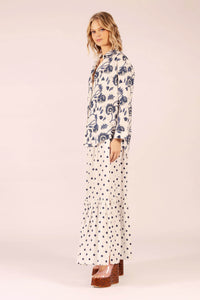 BALLET POLKA DOT COTTON SKIRT