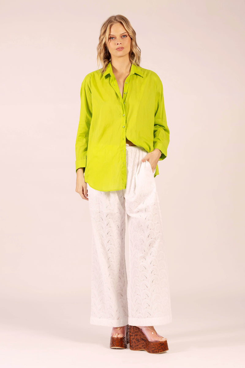 SHAMBALA LACE COTTON PANTS