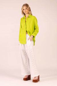SHAMBALA LACE COTTON PANTS