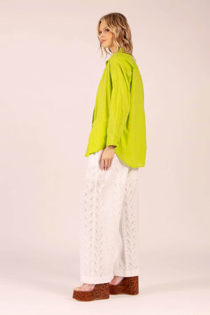 SHAMBALA LACE COTTON PANTS