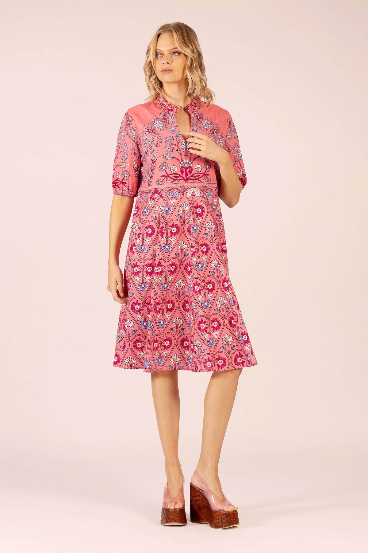 GEORGIA COTTON HINDI MIDI