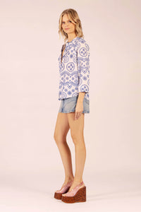 TEXAS COTTON LACE SHIRT