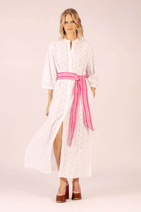 CIRQUE SHELL LACE MAXI DRESS