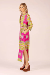 SAMPLE 1431 CIRQUE LONG ARIA LIME PINK