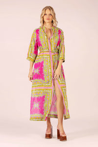 SAMPLE 1431 CIRQUE LONG ARIA LIME PINK