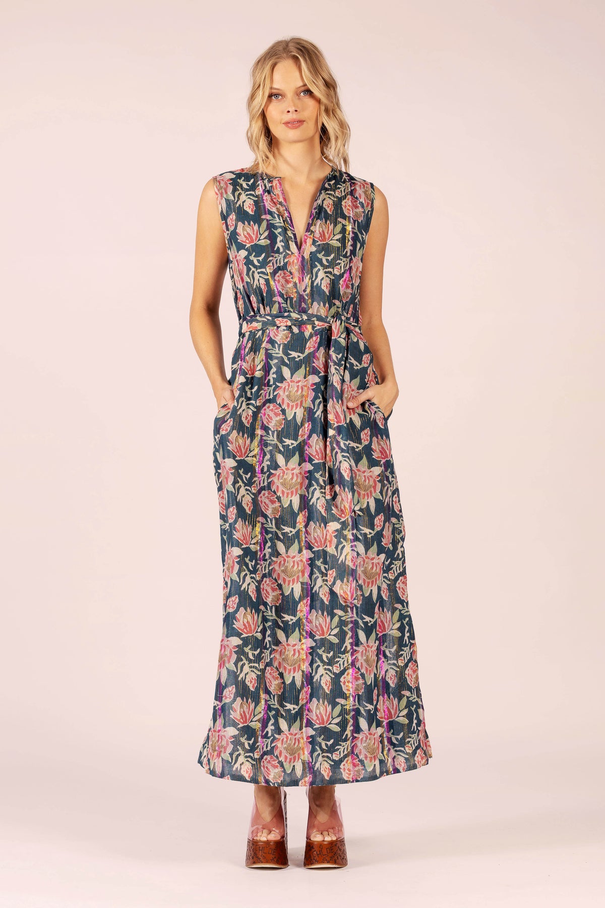 lola australia maxi dress STELLA COTTON MAXI DRESS