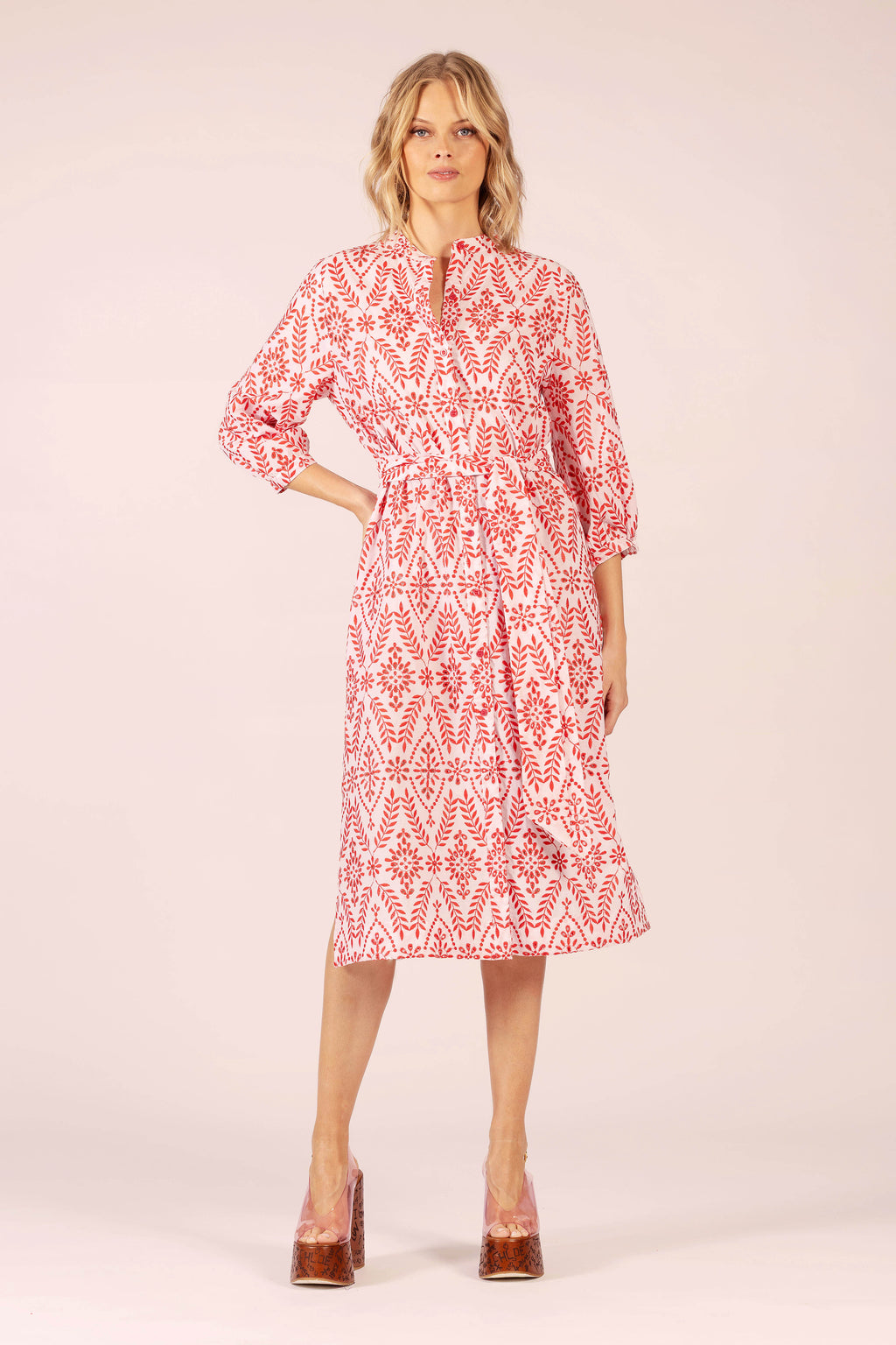 CIRQUE LACE MIDI DRESS