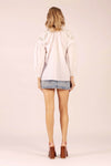 TWENTY LACE BLUE INSERT SHIRT