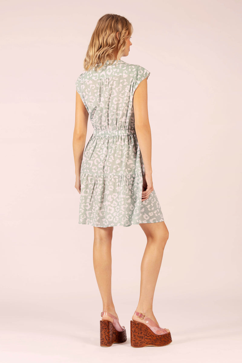 DAISY BOO LEOPARD SLATE MINI