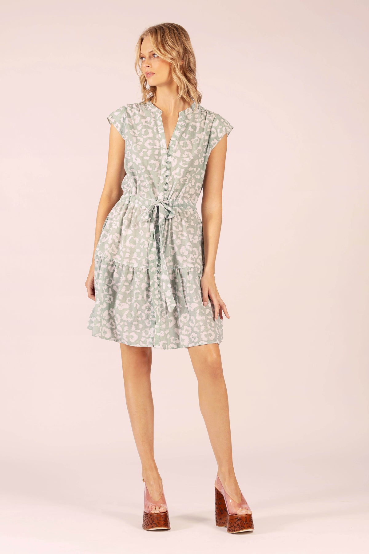 DAISY BOO LEOPARD SLATE MINI