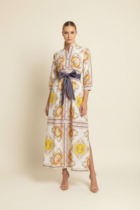 CIRQUE LONG NEPTUNE WHITE DRESS