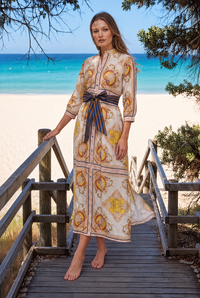 CIRQUE LONG NEPTUNE WHITE DRESS