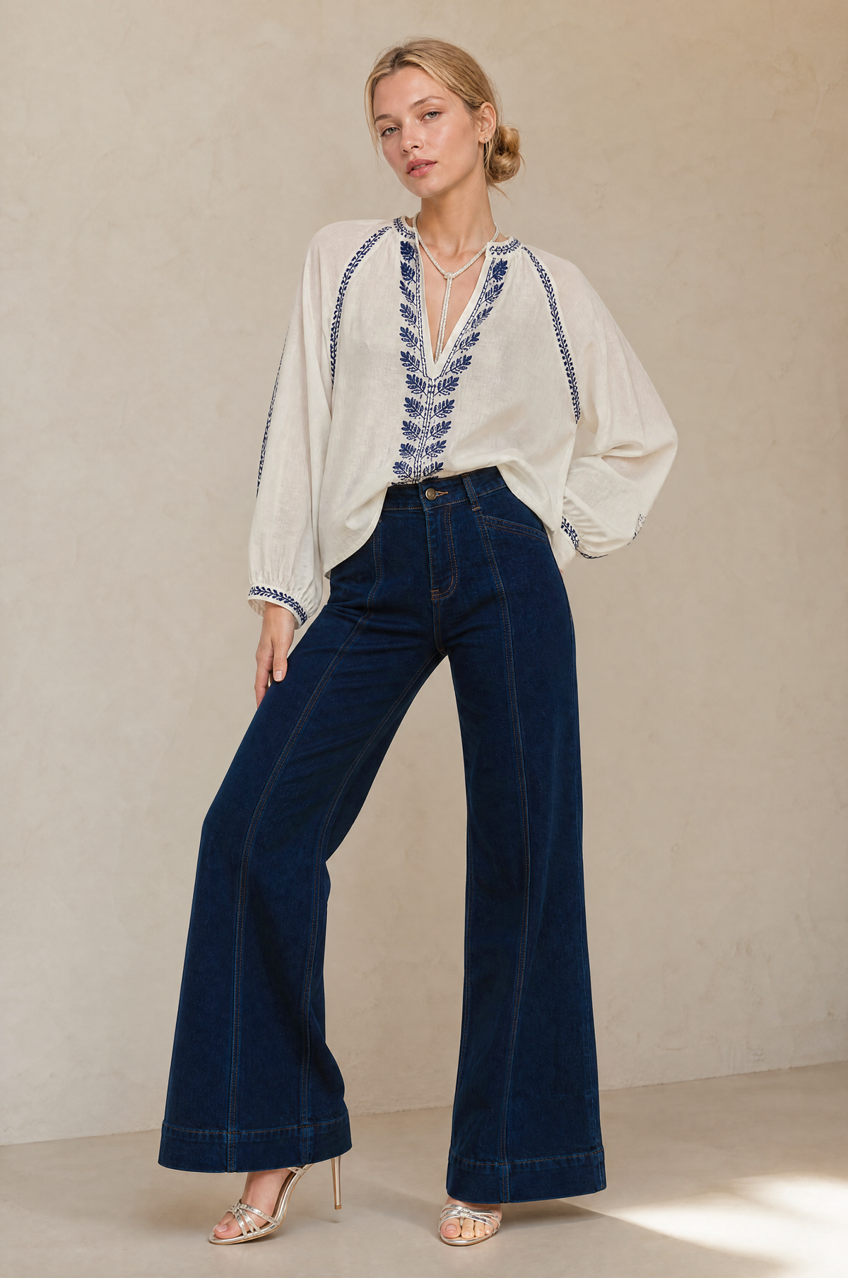 CLAUDIA INK DENIM JEANS BY ATTE. THE LABEL