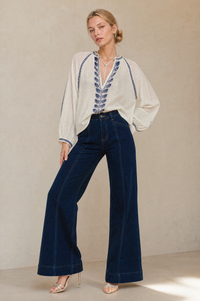 CLAUDIA INK DENIM JEANS BY ATTE. THE LABEL