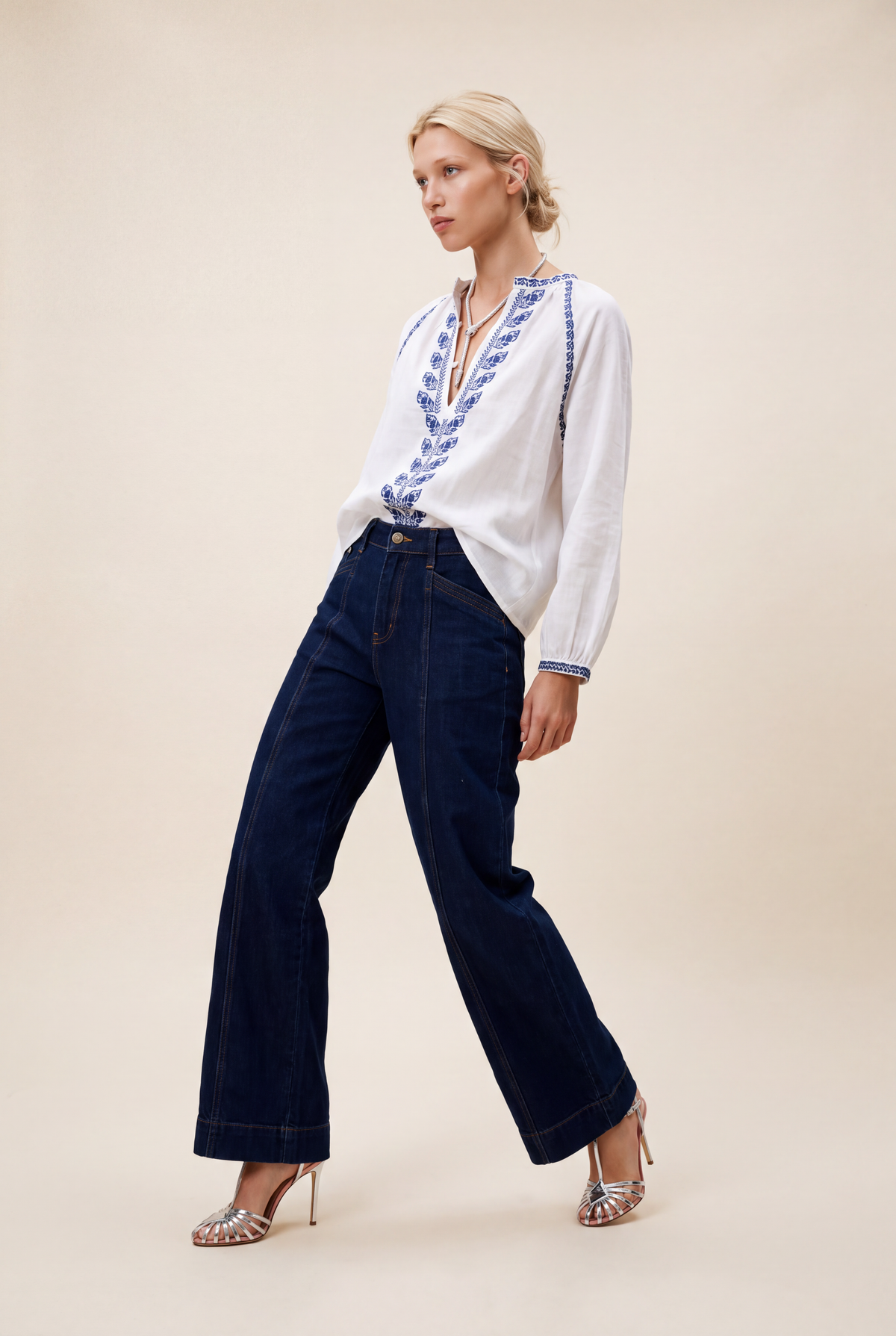CLAUDIA INK DENIM JEANS BY ATTE. THE LABEL