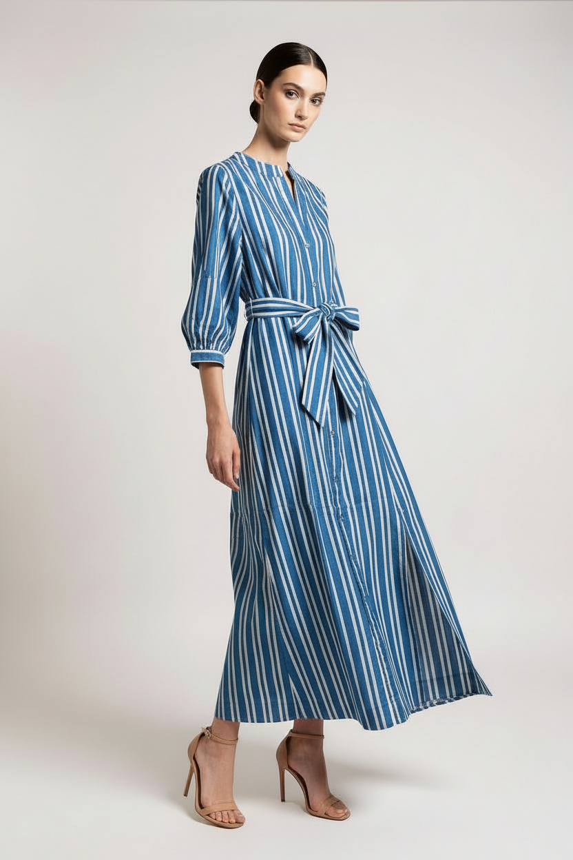 CIRQUE STRIPE MAXI DRESS