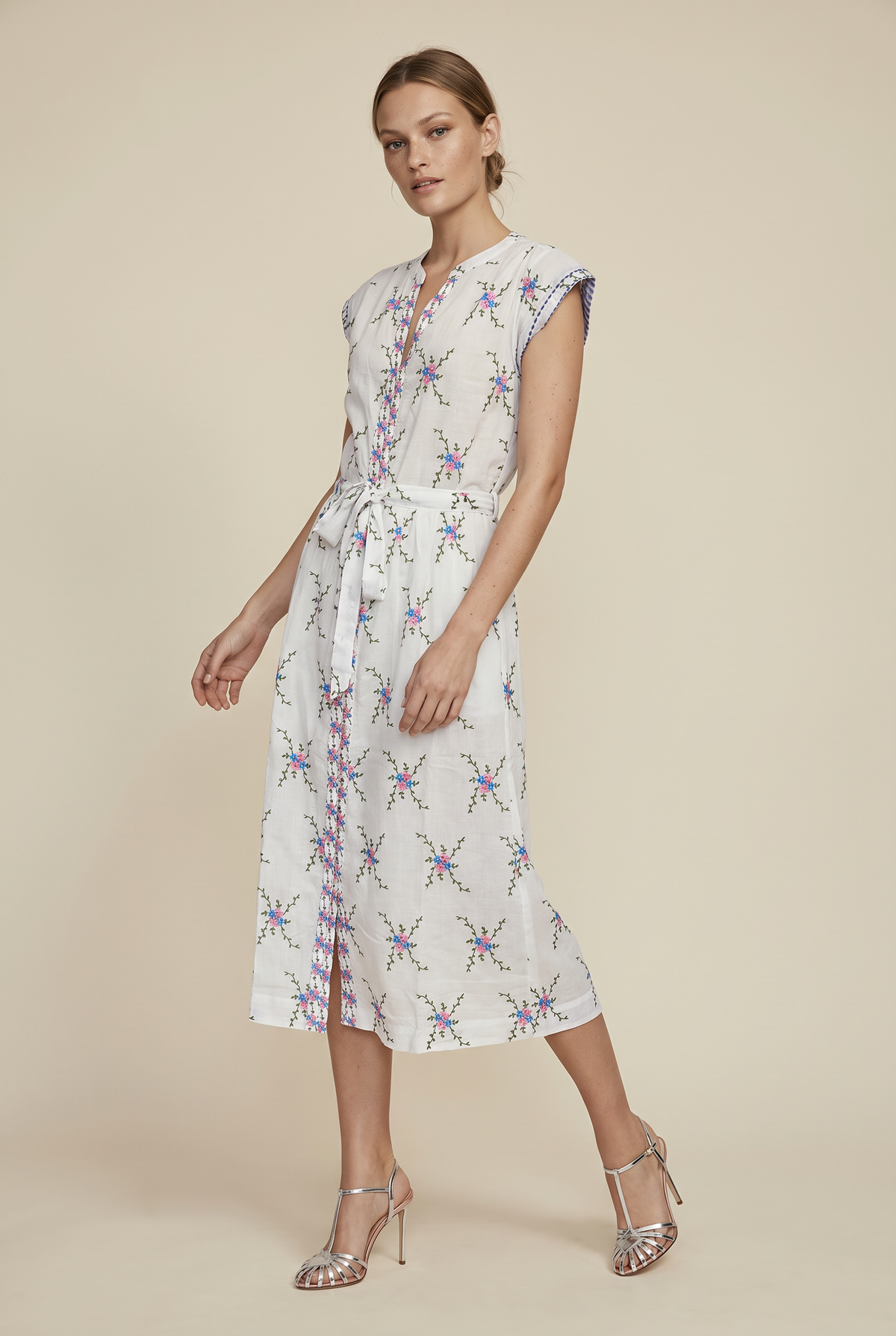 DAISY BOO DAISY CHAIN COTTON MIDI
