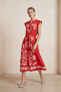DAISY BOO JEWEL COTTON MIDI