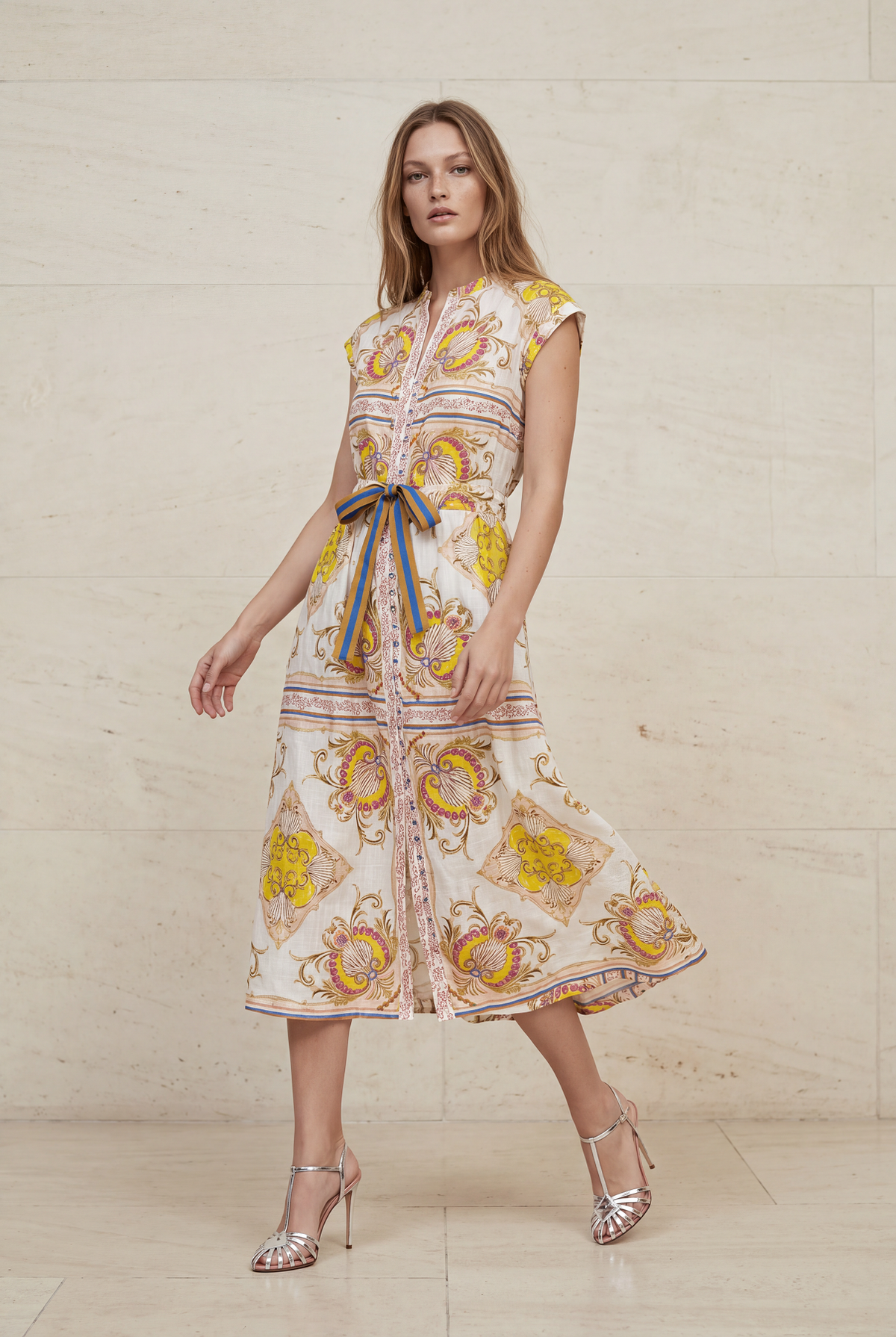 DAISY BOO NEPTUNE COTTON MIDI