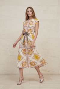 DAISY BOO NEPTUNE COTTON MIDI