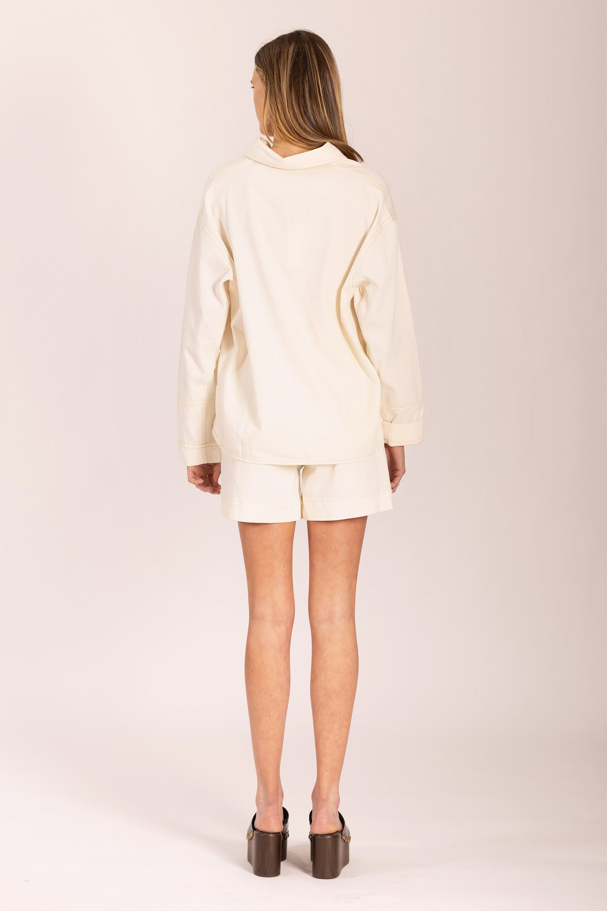 TINA DENIM ECRU SHIRT