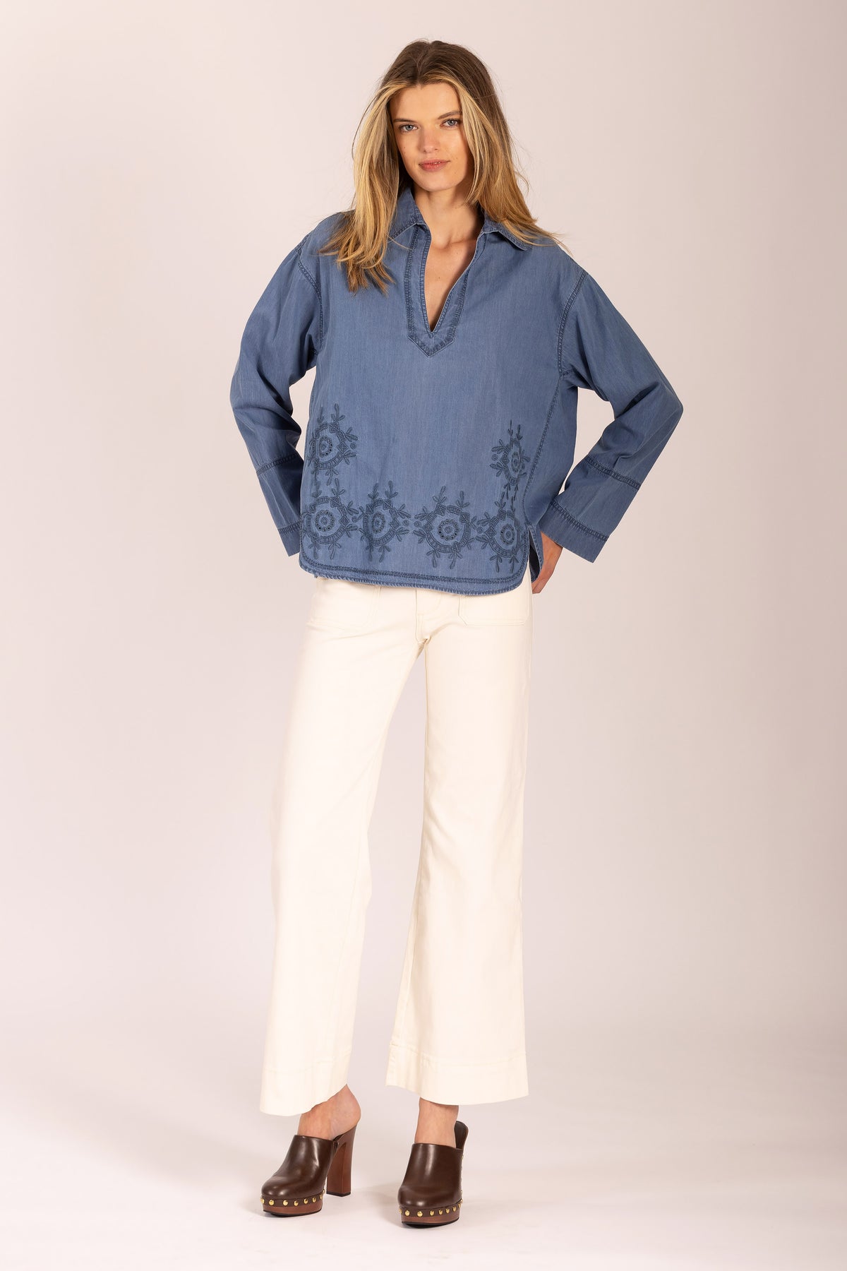 TINA DENIM SHIRT