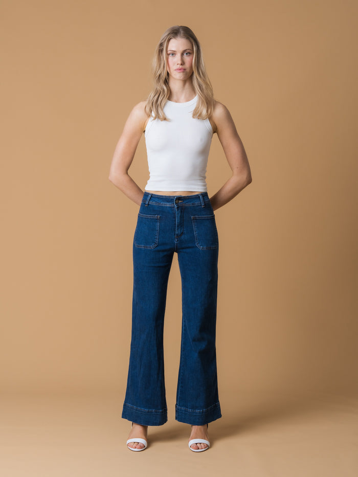 Helena Mode Blue Denim Jeans by Atte. The Label