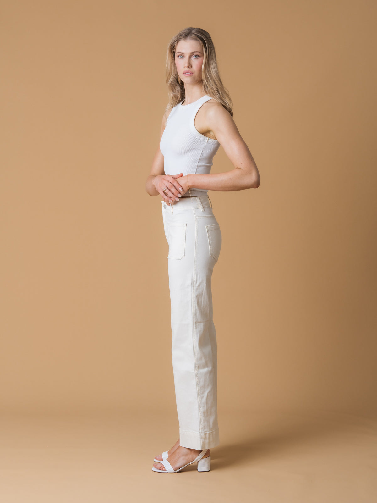 Helena Champagne Denim Jeans by Atte. The Label