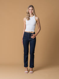 Naomi Runway Blue Denim Jeans by Atte. The Label