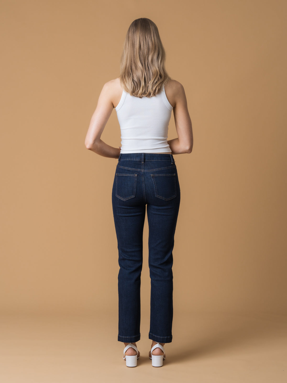 Naomi Runway Blue Denim Jeans by Atte. The Label