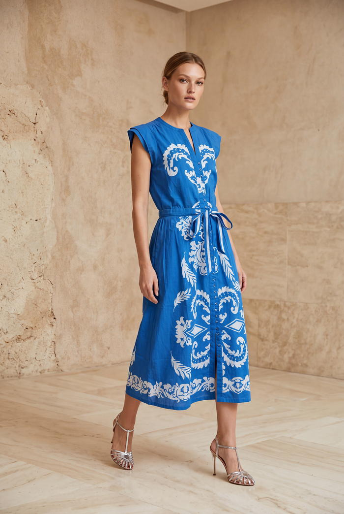 DAISY BOO JEWEL COTTON MIDI