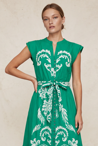 DAISY BOO JEWEL COTTON MIDI