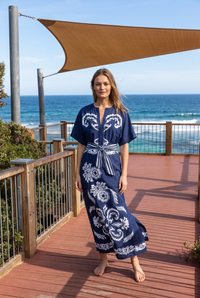 NORMAN JEWEL COTTON MAXI