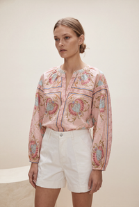 TWENTY COTTON NEPTUNE PINK SHIRT