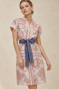 KATE CAP MIDI NEPTUNE PINK DRESS